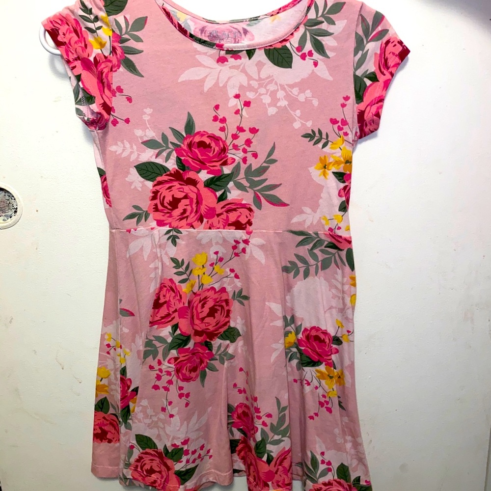 Girls floral design dress